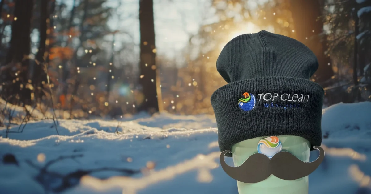 Winter bei der Topclean Wäscherei