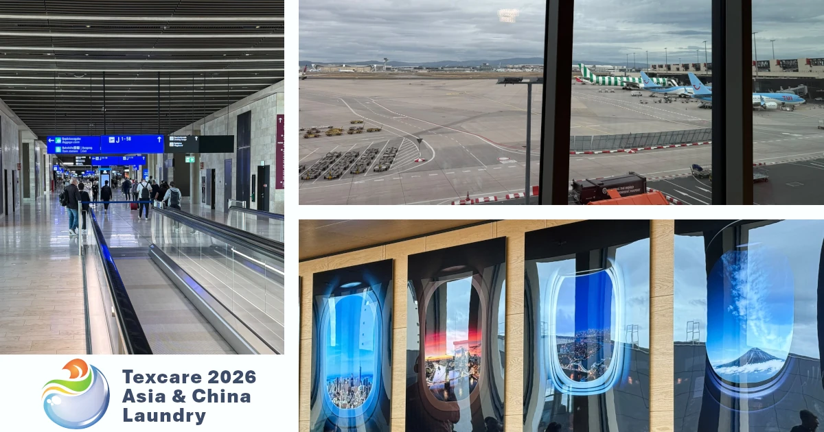 Top Clean auf dem Weg zur Texcare Asia & China Laundry Expo 2026 in Shanghai