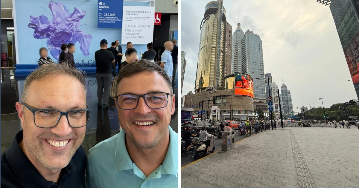Für die Top Clean Wäscherei hat der Besuch der Texcare Asia & China Laundry Expo 2026 begonnen.